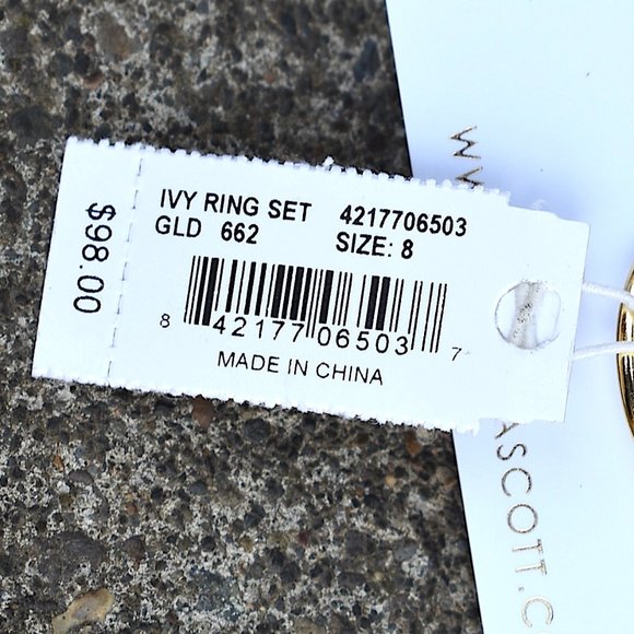 Kendra Scott | Ivy Ring Set (Gold Hop Pink) - Picture 5 of 7